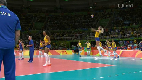 XXXI. letní olympijské hry 2016 Rio de Janeiro - Volejbal: Brazílie – Argentina (ženy)