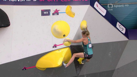 ME ve sportovním lezení 2022 Německo - Kombinace obtížnost a boulder ženy