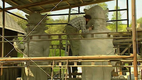 Archiv dne - 6. květen 1998: Socha Radegasta