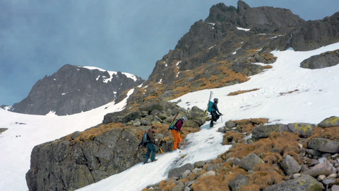 Na skialpech přes hory - Vysoké Tatry