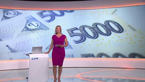 90’ ČT24 - Inflace klesla - po roce a půl je pod 10 %