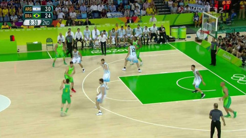 XXXI. letní olympijské hry 2016 Rio de Janeiro - Basketbal: Argentina - Brazílie (muži)