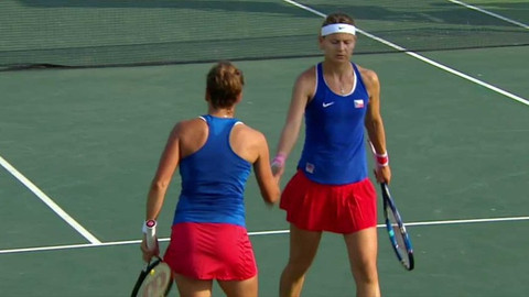 XXXI. letní olympijské hry 2016 Rio de Janeiro - Tenis: Šafářová, Strýcová - Bouchardová, Dabrowská