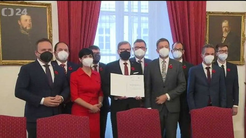 90’ ČT24 - Podpis nové koaliční smlouvy