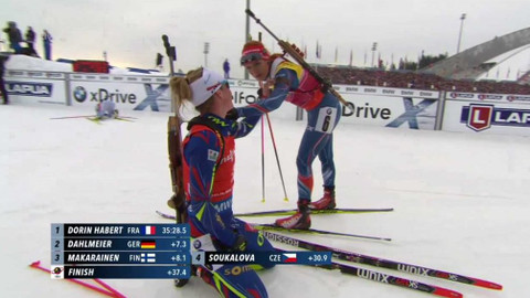 MS v biatlonu 2016 Norsko - Závod žen s hromadným startem na 12,5 km