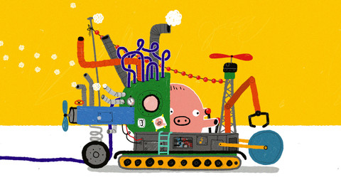 Naše prasátko - 34/52 Stroj