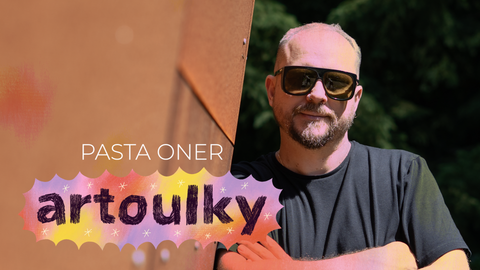 Artoulky - Artoulka: Pasta Oner sbírá nápady na své obrazy na chatě na samotě