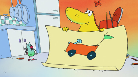 Příšerka Molly - 17/52 Motokára