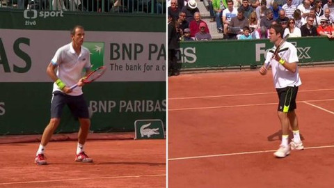 French Open 2015 - Lukáš Rosol - Teimuraz Gabašvili