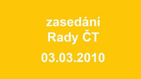 Jednání Rady České televize - 4. jednání Rady ČT v roce 2010