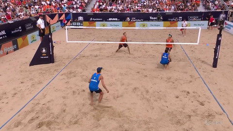 ME v plážovém volejbalu 2024 Nizozemsko - Van de Velde/Immers (NED) - Cottafava/Nicolai (ITA)