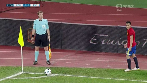 Fotbal - Rumunsko – Španělsko