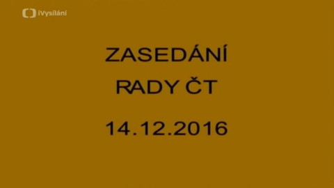 Jednání Rady České televize - 20. jednání Rady ČT v roce 2016
