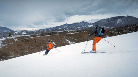 Na skialpech přes hory - Ukrajina