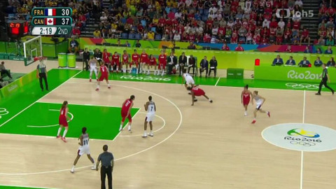 XXXI. letní olympijské hry 2016 Rio de Janeiro - Basketbal: Francie - Kanada (ženy)