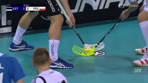 MS ve florbalu 2018 Česko - Estonsko - Polsko