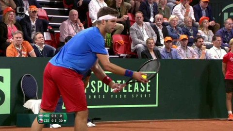 Davis Cup - Nizozemsko - Česko