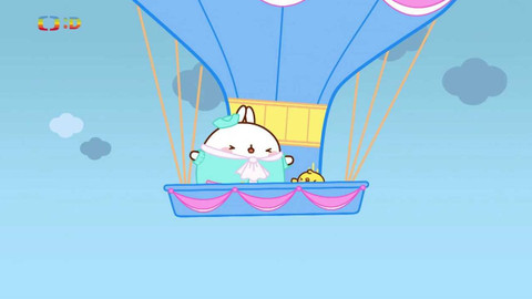 Molang - Horkovzdušný balón