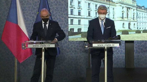 Mimořádné pořady ČT24 - Brífink po jednání Vlády