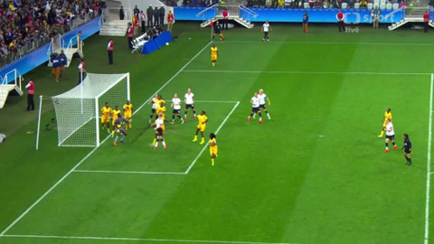 XXXI. letní olympijské hry 2016 Rio de Janeiro - Fotbal: Zimbabwe - Německo (ženy)