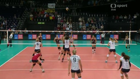 ME ve volejbalu žen 2013 - Belgie - Francie