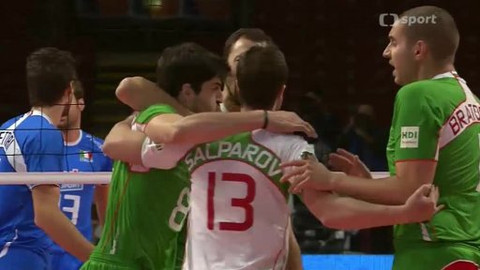 ME ve volejbalu mužů 2013 - Itálie - Bulharsko