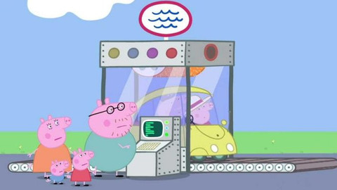 Prasátko Peppa - Autodílna dědy Buráce