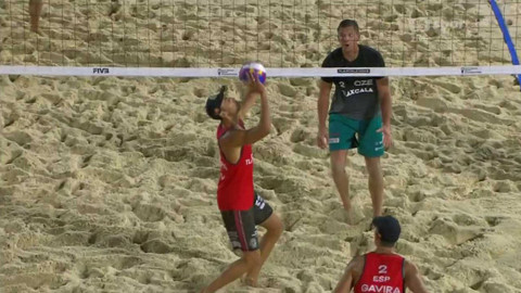 MS v plážovém volejbalu 2023 Mexiko - Perušič / Schweiner (CZE) - Herrera / Gavira (ESP)