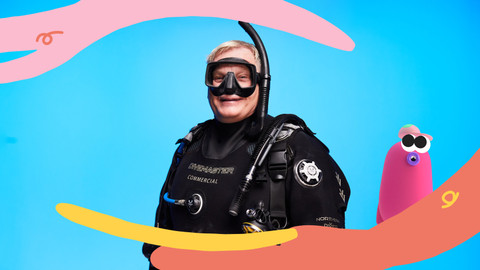 Co to máš na hlavě? - Potápěčská maska