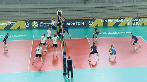 Zlatá evropská volejbalová liga - Chorvatsko - Ukrajina