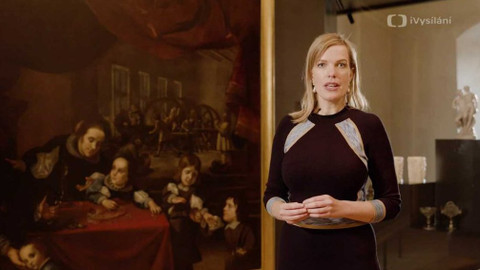 Křížem krážem Národní galerií Praha - Karel Škréta, Podobizna řezače drahokamů Dionysia Miseroniho a jeho rodiny