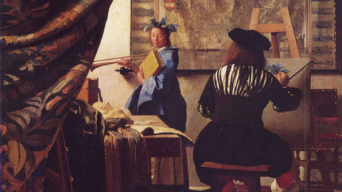 Soukromí mistrovského díla - Vermeer: Ateliér aneb Umění malby