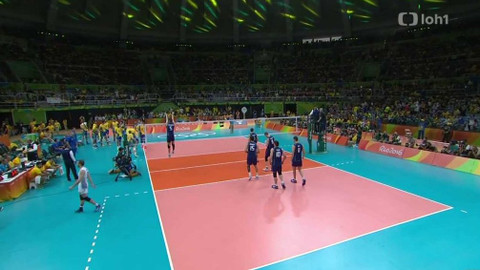 XXXI. letní olympijské hry 2016 Rio de Janeiro - Volejbal: Itálie - Brazílie (muži)