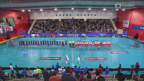 MS ve florbalu 2018 Česko - Singapur - Japonsko