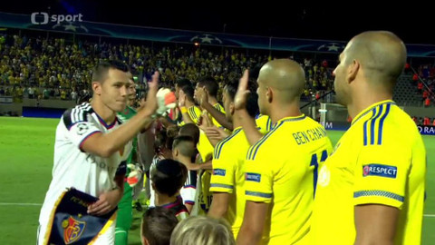 Liga mistrů UEFA - Maccabi Tel Aviv - FC Basilej