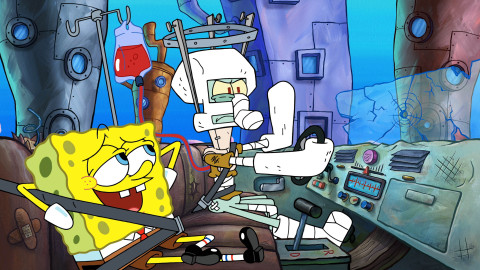 SpongeBob v kalhotách - Velké hurá mámy a táty / Žlutá vozovka