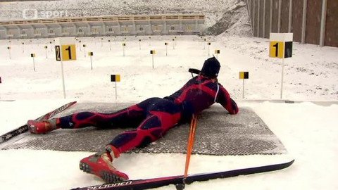 Lekce biatlonu - Střelnice