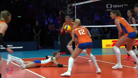 MS ve volejbalu žen 2022 Nizozemsko, Polsko - Čína - Nizozemsko