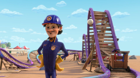 Rubble a jeho parta - Parta staví horskou dráhu/Parta staví hrací plácek pro Motorí