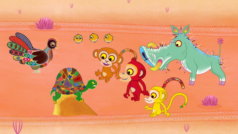 Příběhy Tinga Tinga - 4/52 Proč má želva popraskaný krunýř