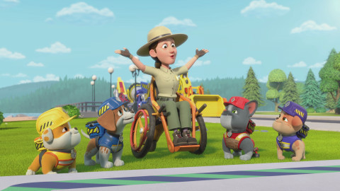 Rubble a jeho parta - Parta staví Recyklační centrum / Parta staví most pro kačky