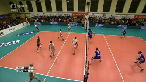 Volejbal - VK ČEZ Karlovarsko - AERO Odolena Voda