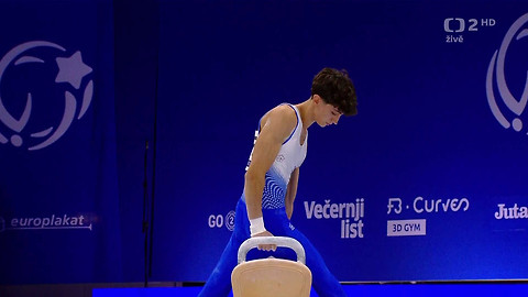 ME ve sportovní gymnastice 2026 Chorvatsko - 2. den finále mužů na nářadích