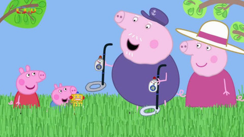 Prasátko Peppa - Dědečkův detektor kovu