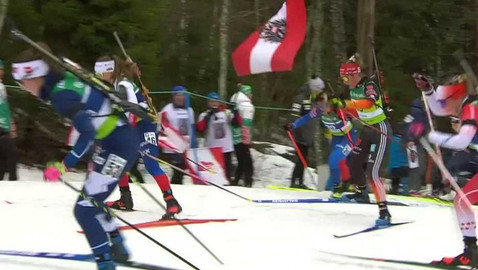 MS v biatlonu juniorů 2024 Estonsko - Závod žen s hromadným startem