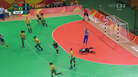 XXXI. letní olympijské hry 2016 Rio de Janeiro - Házená: Černá Hora - Brazílie (ženy)