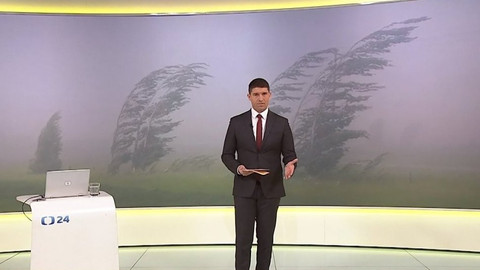 Mimořádné pořady ČT24 - Česko se chystá na orkán Sabina