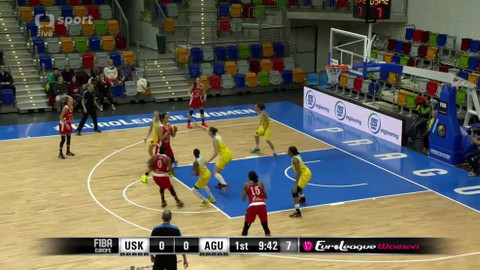 Evropská liga v basketbalu - ZVVZ USK Praha - AGU Spor