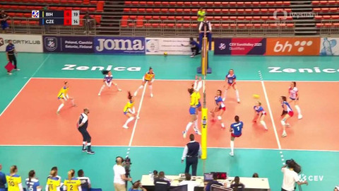 ME ve volejbalu žen 2021 - Česko - Bosna a Hercegovina