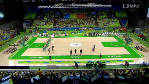 XXXI. letní olympijské hry 2016 Rio de Janeiro - Basketbal: Brazílie - Austrálie (ženy)